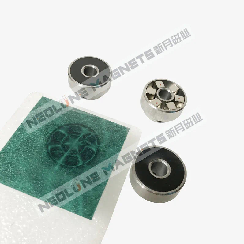 Potting type magnet assembly